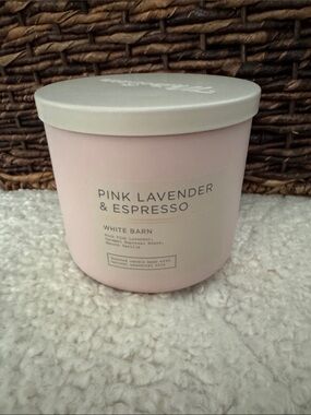 Bath & Body Works 3 Wick Candle Pink Lavender & Espresso